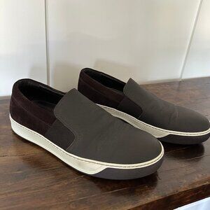 Lanvin, Brown, Men's, Size 10 Slip On Sneakers